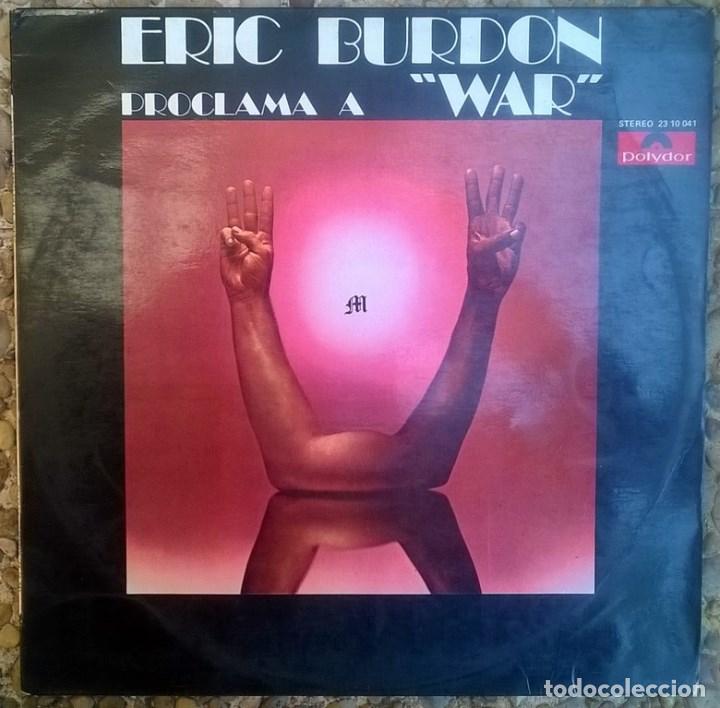Discos de vinilo: Eric Burdon. Proclama a War. Polydor, Spain 1970 LP - Foto 1