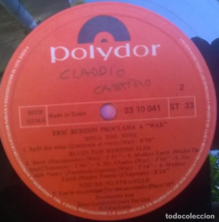 Discos de vinilo: Eric Burdon. Proclama a War. Polydor, Spain 1970 LP - Foto 3