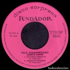 Discos de vinilo: FUNDADOR 10.154 - ALBERTO CORTEZ – FOLK SUDAMERICANO - EP 1968