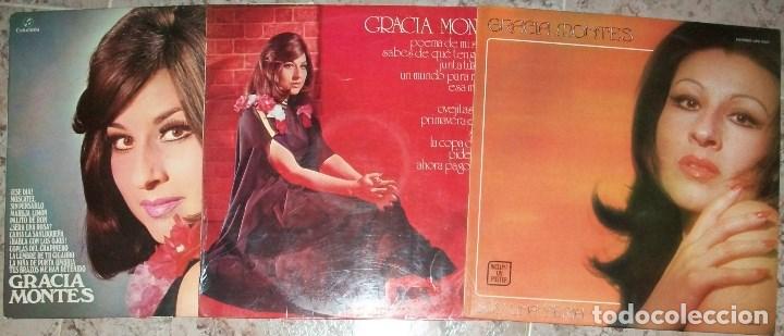 Discos de vinilo: Discos (Gracia Montes  3 discos) - Foto 1