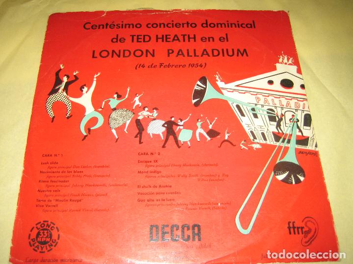 Discos de vinilo: TED HEATH - ED. ESPA&Ntilde;OLA 1954 - Foto 1