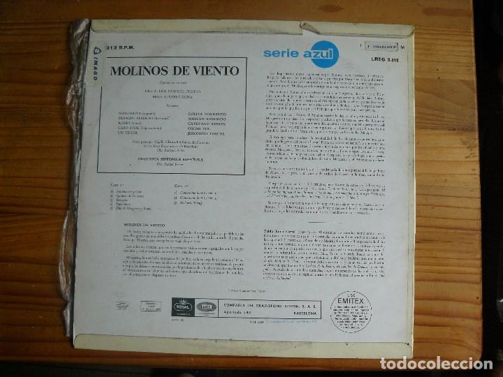 Discos de vinilo: Zarzuela: Molinos de viento - Foto 2
