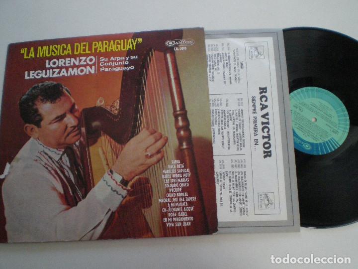 Dischi in vinile: LORENZO LEGUIZAMON - La Musica Del Paraguay - LP ARGENTINA RCA CANDEM 1960s