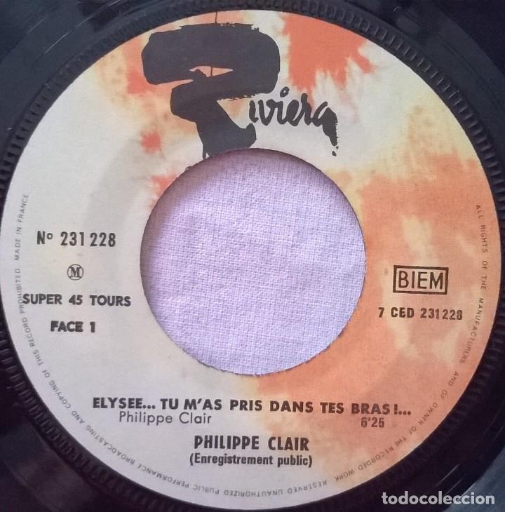 Discos de vinilo: Philippe Clair. Elys&eacute;e... Tu Mas Pris Dans Tes Bras SurBoum&eacute;diene - Foto 4