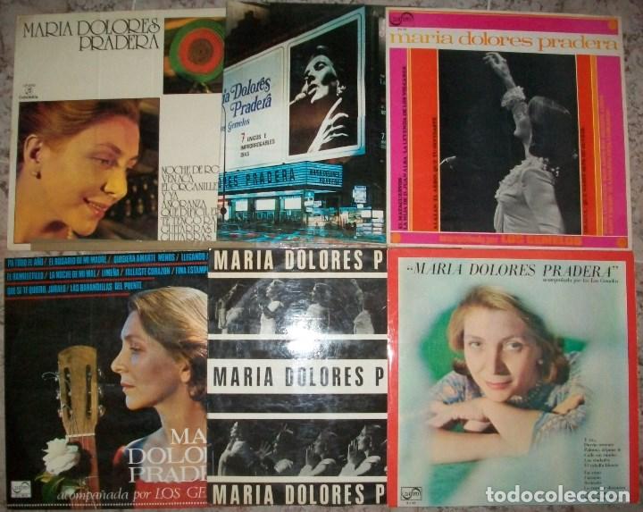 Discos de vinilo: Discos (Maria dolores Pradera  6 discos) - Foto 1