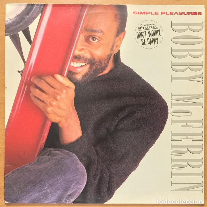 Discos de vinilo: Bobby McFerrin - Simple pleasures. 1988 EMI - Foto 1