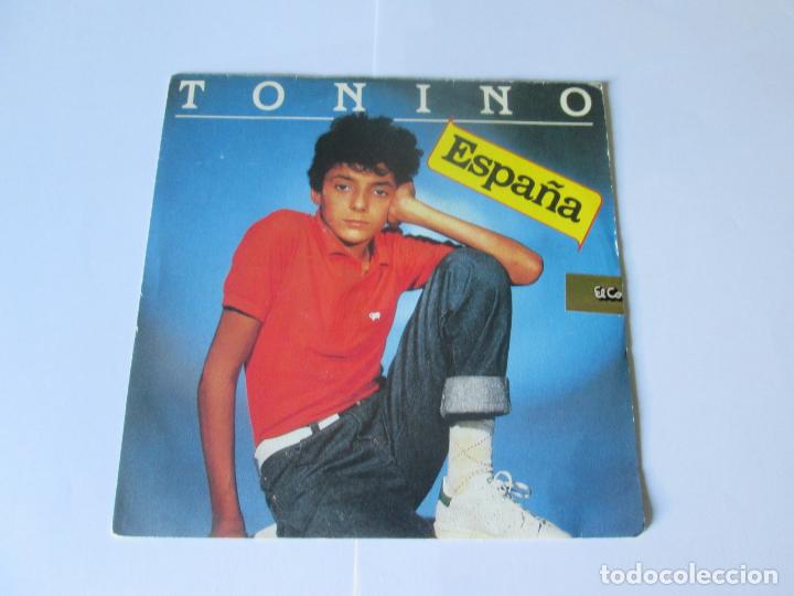 Discos de vinilo: TONINO - ESPA&Ntilde;A + VERSION ESPAGNOLE -SINGLE- EMI 1985 SPAIN COMO NUEVO - Foto 1