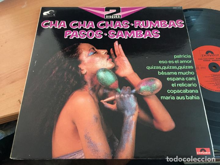 Dischi in vinile: CHA CHA CHAS RUMBAS PASOS SAMBAS 2 LP FRANCE 1977 (B-25)