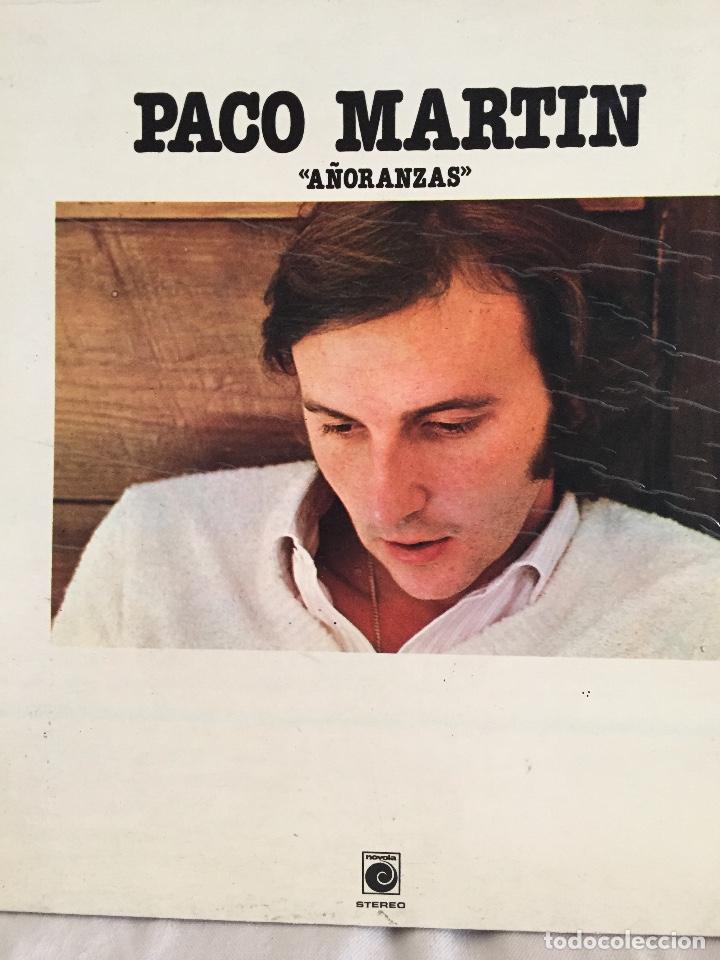 Discos de vinilo: A&ntilde;oranzas, LP de Paco Mart&iacute;n - Foto 1
