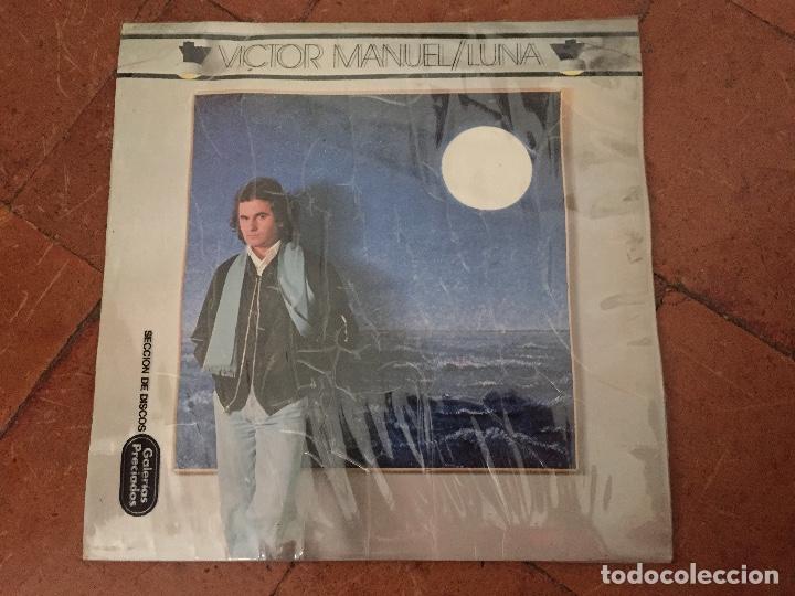 Discos de vinilo: Luna, LP de V&iacute;ctor Manuel - Foto 1