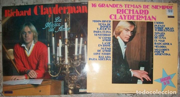 Discos de vinilo: Discos (Richard Clayderman  2 discos) - Foto 1