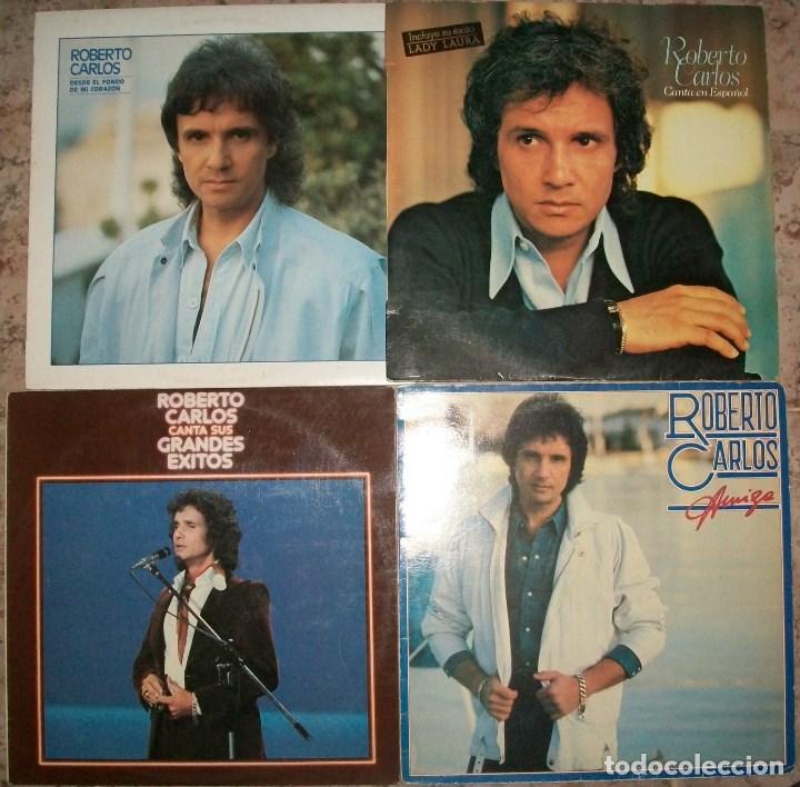 Discos de vinilo: Discos (Roberto Carlos  4 discos) - Foto 1