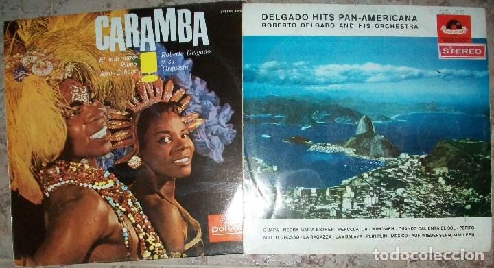 Discos de vinilo: Discos (Roberto Delgado  2 discos)  Orquesta - Foto 1