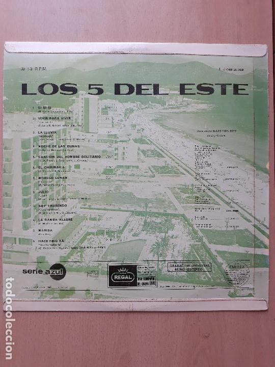 Discos de vinilo: Los 5 del este- lp regal 1969 - Foto 2