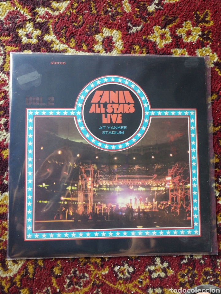 Dischi in vinile: LP FANIA ALL STARS LIVE- AT YANKEE STADIUM, VOL.2 (MANZANA PRODUCCIONES) 1988.