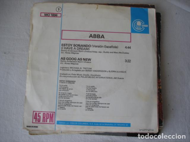 Discos de vinilo: ABBA    Estoy So&ntilde;ando (Versi&oacute;n Espa&ntilde;ola) (I Have A Dream) - Foto 2