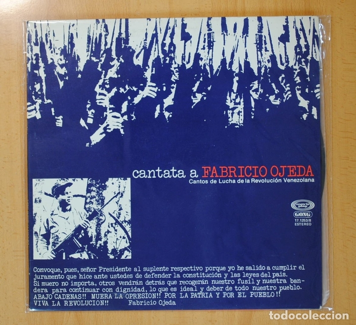 Discos de vinilo: FABRICIO OJEDA - CANTATA A FABRICIO OJEDA - LP - Foto 1