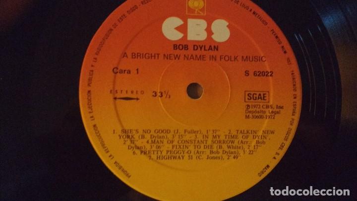 Discos de vinilo: DISCO DE BOB DYLAN, BOB DYLAN , EDITADO EN ESPA&Ntilde;A - Foto 3