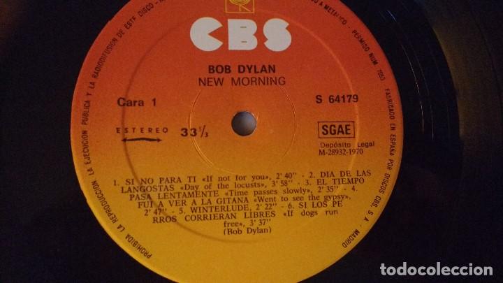 Discos de vinilo: DISCO DE BOB DYLAN, NEW MORNING , EDITADO EN ESPA&Ntilde;A - Foto 3