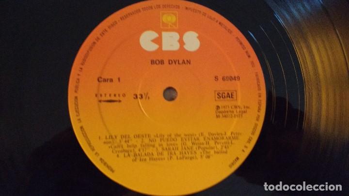 Discos de vinilo: DISCO DE BOB DYLAN , DYLAN , EDITADO EN ESPA&Ntilde;A - Foto 3