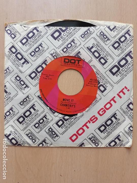 Discos de vinilo: Chantays- pipeline/move it- single dot records usa - Foto 2