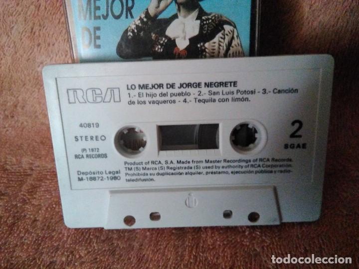 Discos de vinilo: Cassettes de los 5 Latinos Y Jorge Negrete - Foto 3