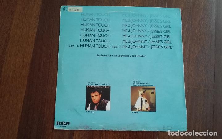 Discos de vinilo: Rick springfield-human touch+ 2 temas.maxi espa&ntilde;a - Foto 2