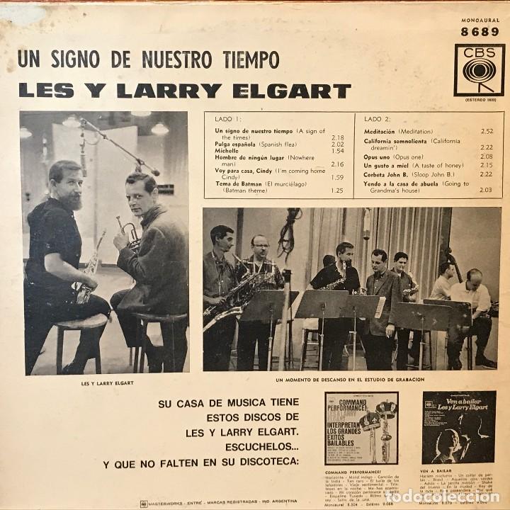 Discos de vinilo: LP argentino de Les & Larry Elgart a&ntilde;o 1966 - Foto 2