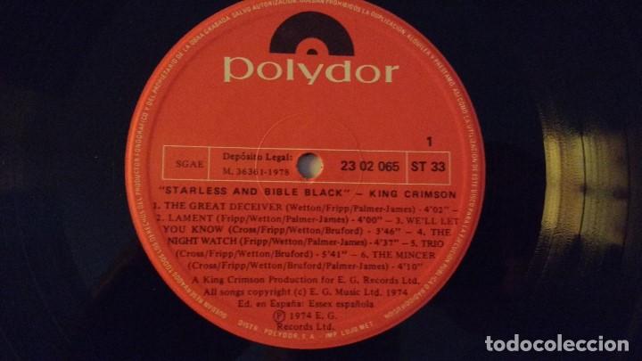 Discos de vinilo: DISCO DE LA BANDA BRITANICA DE ROCK PROGRESIVO KING CRIMSON - Foto 3