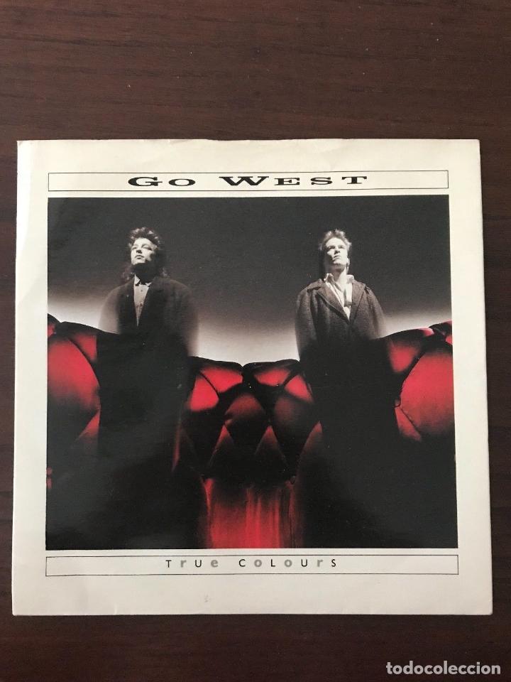 Discos de vinilo: Go West &ndash; True Colours Label: Chrysalis &ndash; GOW 4 Format: Vinyl, 7 - Foto 1
