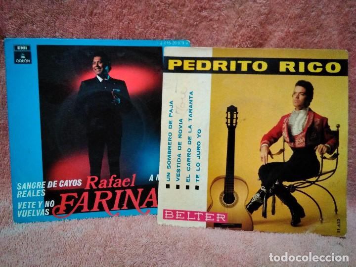 Discos de vinilo: SINGLES DE PEDRITO RICO Y RAFAEL FARINA - Foto 1