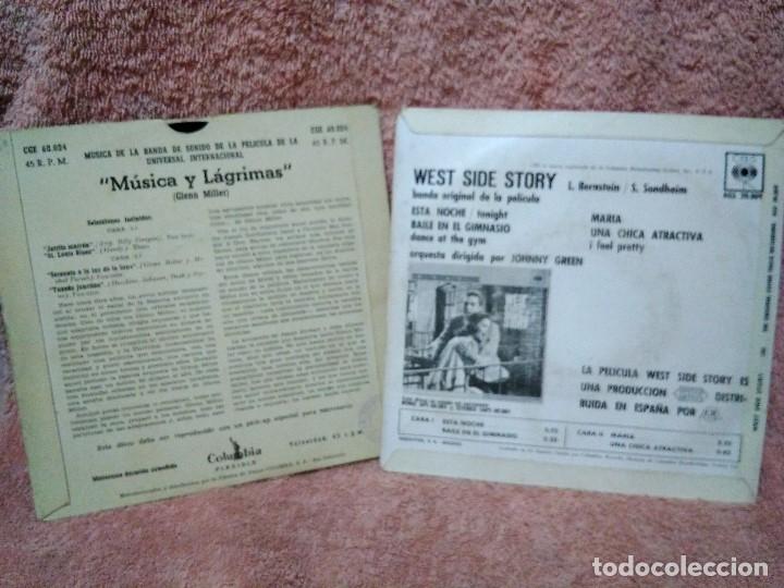 Discos de vinilo: DOS SINGLES DE BANDAS SONORAS DE PELICULAS - Foto 4