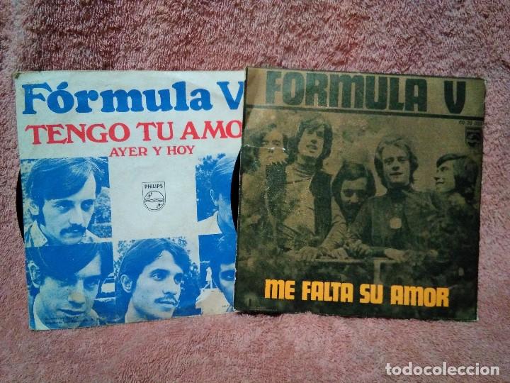 Discos de vinilo: DOS SINGLES DE FORMULA V - Foto 4