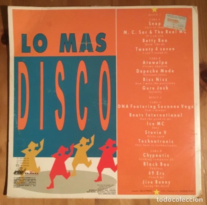 Discos de vinilo: Disco doble &ldquo;lo m&aacute;s disco&rdquo; - Foto 3