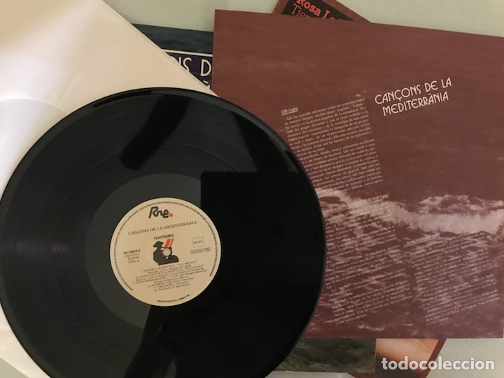 Discos de vinilo: Cancons de la mediterrania. Camar&oacute;n de la Isla... - Foto 3