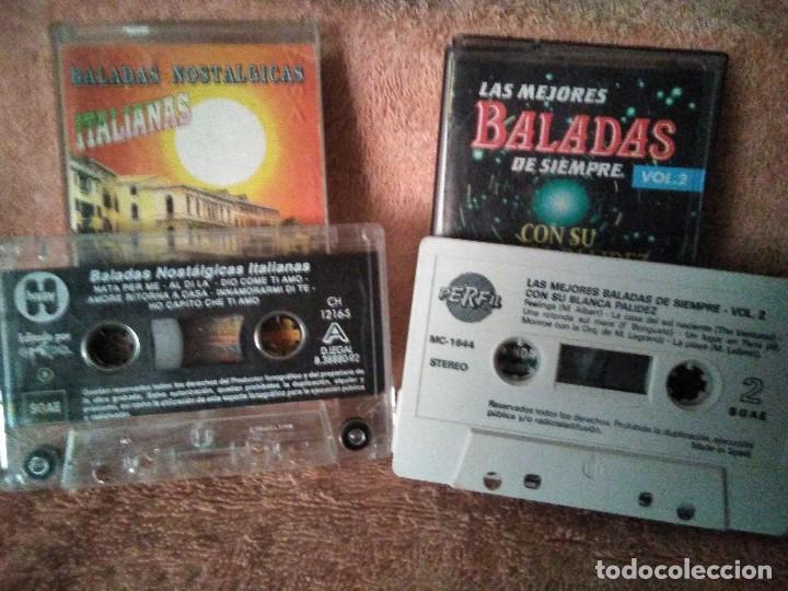 Discos de vinilo: Dos cassettes exitos de baladas - Foto 2