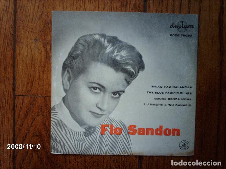 Disques de vinyle: flo sandon  -  baiao faz balancar  +  the blue pacific blues  +  amore senza nome + l&acute;ammore a e un