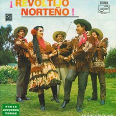 Discos de vinilo: LOS DOS BRAVEROS / LUPE VILLEGAS / LOS ANGELES NORTEÑOS - REVOLTIJO NORTEÑO - ZAFIRO ZV-804 - 1974. Lote 130369254