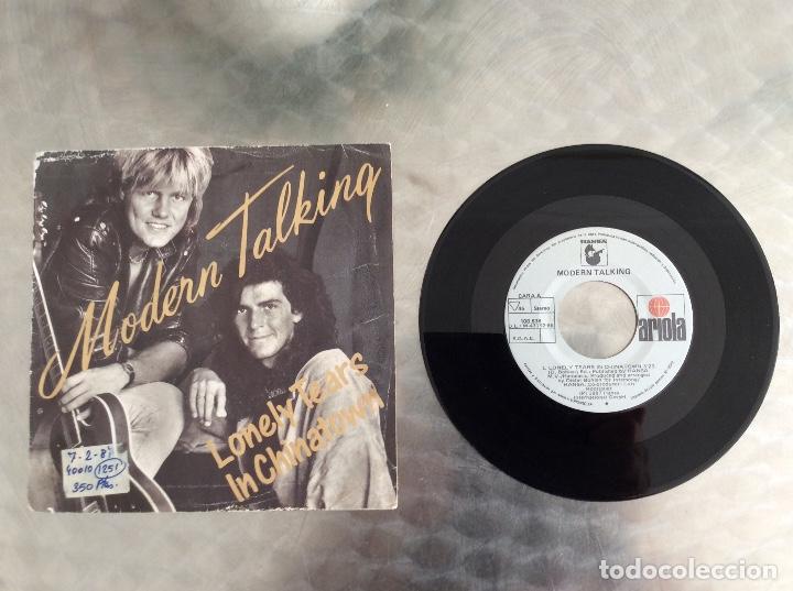 Discos de vinilo: MODERN TALKING. Lonely tears in Chinatown - Foto 1