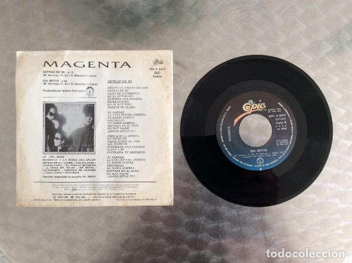Discos de vinilo: MAGENTA. Detr&aacute;s de mi - Foto 2