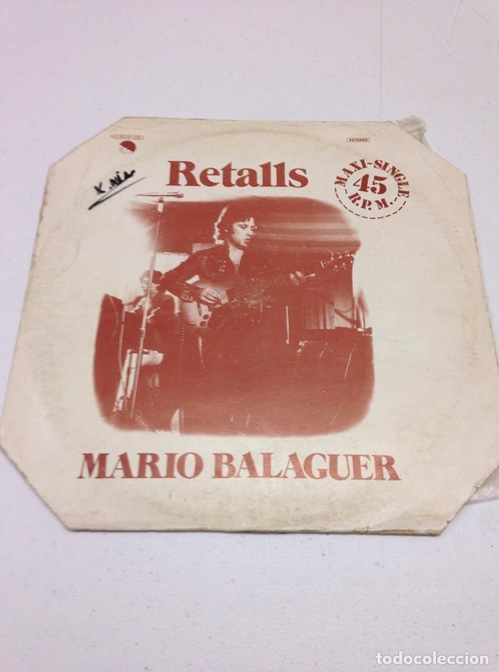 Discos de vinilo: Mario Balaguer - Retalls --maxi - Foto 1