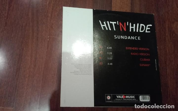 Discos de vinilo: Hit n hide-sundance.maxi - Foto 2