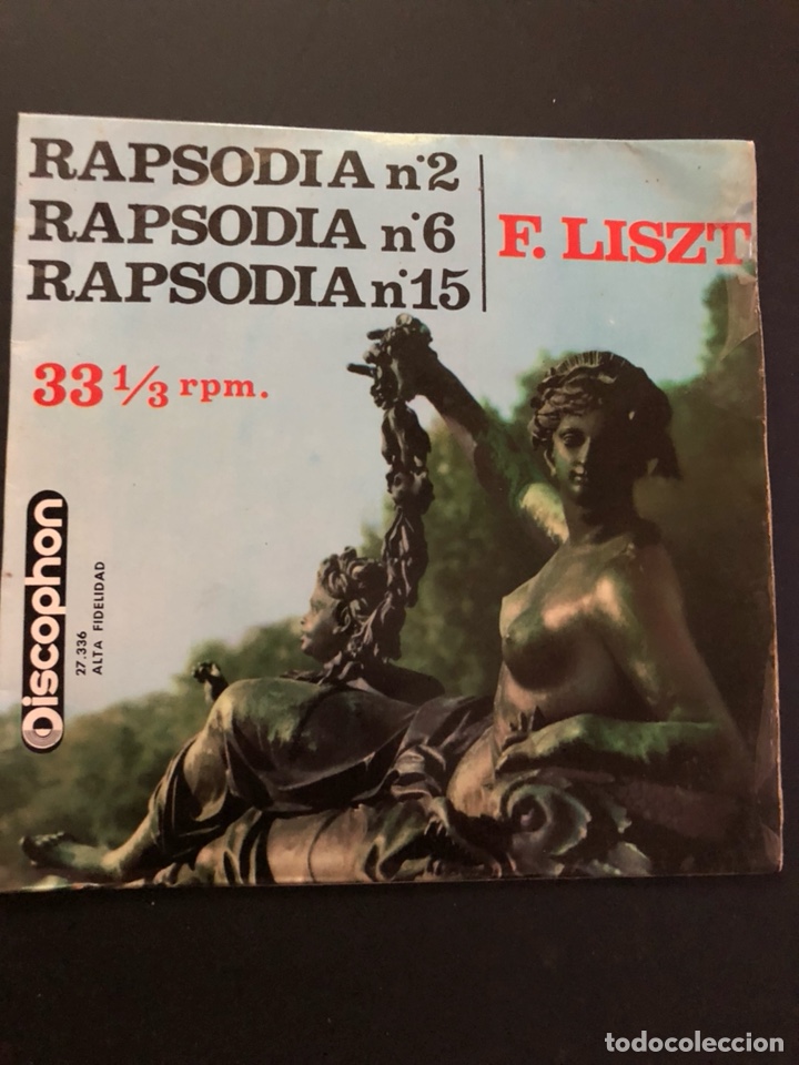 Discos de vinilo: Rapsodia 2 6 y 15 listz.discophon - Foto 1
