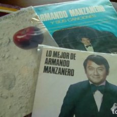 Discos de vinilo: ARMANDO MANZANERO 4 LPS: Y SUS CANCIONES (1968) + LO MEJOR DE... (1976) + MIENTRAS EXISTAS TÚ (1989)