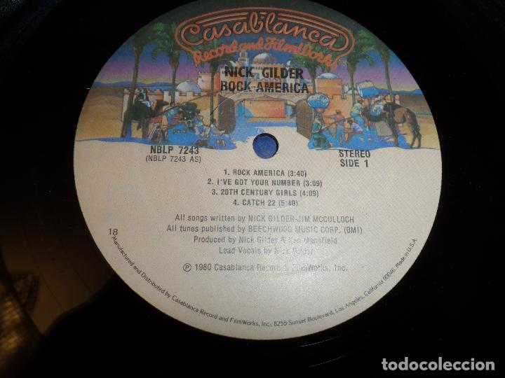 Discos de vinilo: NICK GILDER - ROCK AMERICA - Foto 3