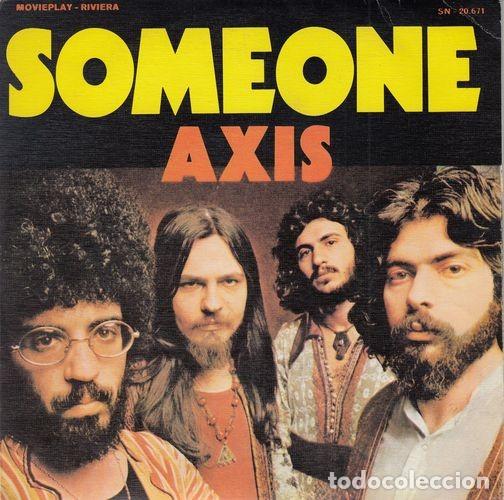 Discos de vinilo: AXIS - SOMEONE - SINGLE ESPA&Ntilde;OL DE VINILO ROCK PROGRESIVO GRIEGO - Foto 1