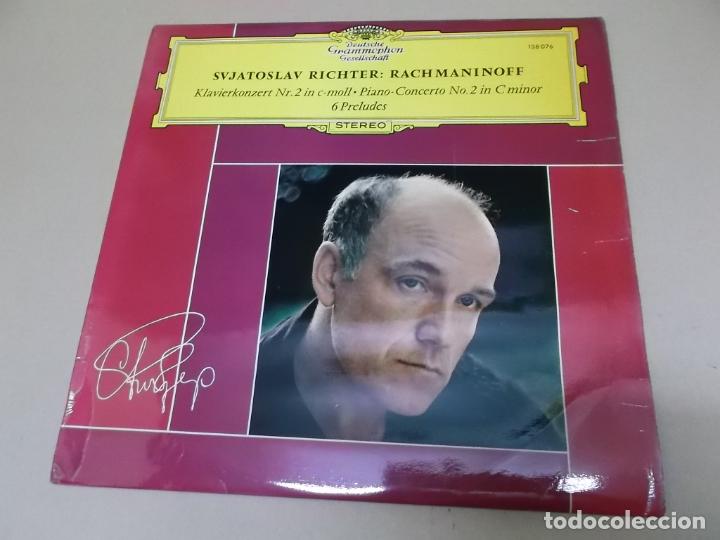 Disques de vinyle: SVJATOSLAV RICHTER (LP) RACHMANINOFF A&Ntilde;O 1959 &ndash; EDICION ITALIA