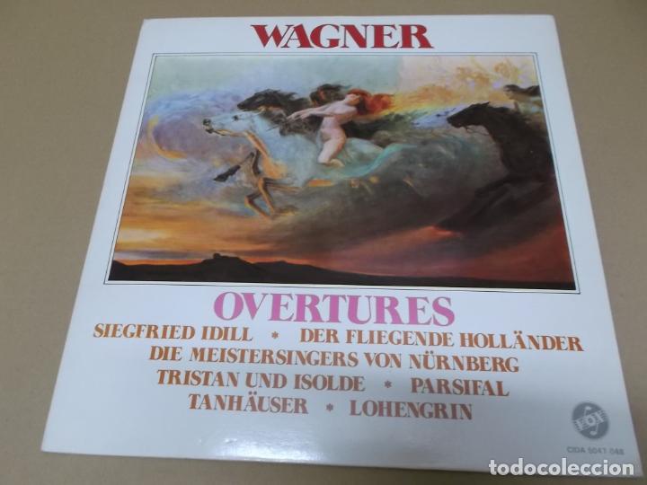 Discos de vinilo: WAGNER OVERTURES (LP) LINZ PHLILHAR. ORCH. + BAMBERGER SYMPH. ORCH. A&Ntilde;O 1982 &ndash; DOBLE DISCO CON PORTA