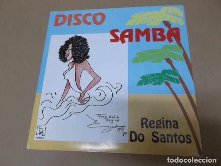 Discos de vinilo: REGINA DO SANTOS (SN) DISCO SAMBA A&Ntilde;O 1990 - Foto 1