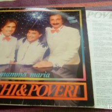 Discos de vinilo: RICCHI & POVERI - MAMMA MARIA / CANTAN EN ESPAÑOL - LP - BABY 1983 SPAIN CON ENCARTE. Lote 130715249